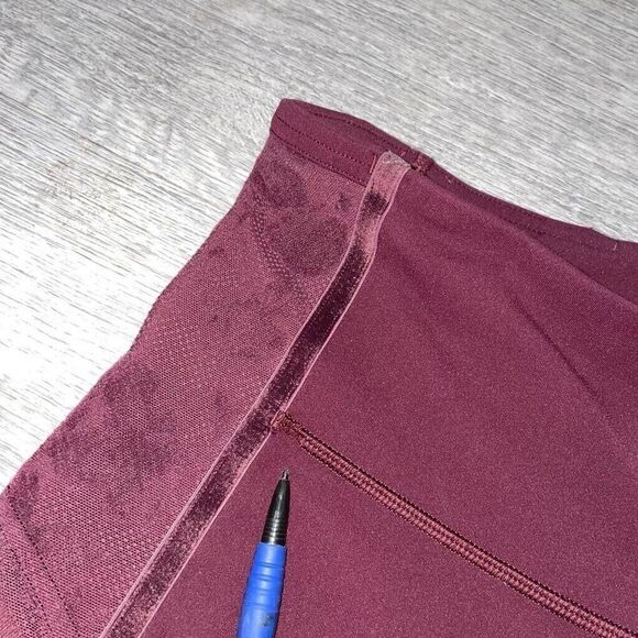 Lululemon Wunder Under Women’s 8 Crop High-Rise Flocked 21" Velvet Dark Adobe - Picture 10 of 10